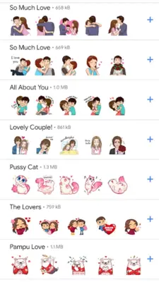 Stickers for WhatsApp Love android App screenshot 3